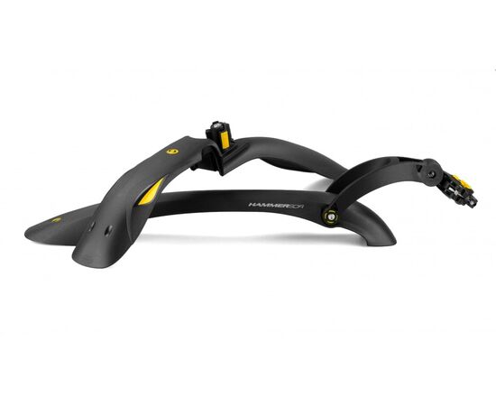 Щитки для велосипеда SIMPLA HAMMER 3 SDE (чёрный/жёлтый), Цвет: жёлтый, изображение 2