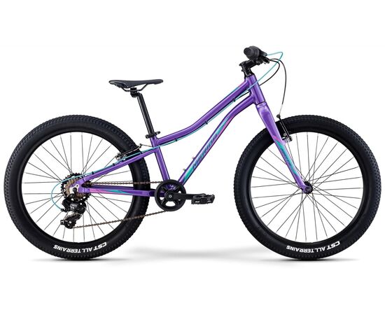 Велосипед Merida Matts J.24+ Eco (тёмно-фиолетовый/розовый/бирюзовый), Цвет: Фиолетовый