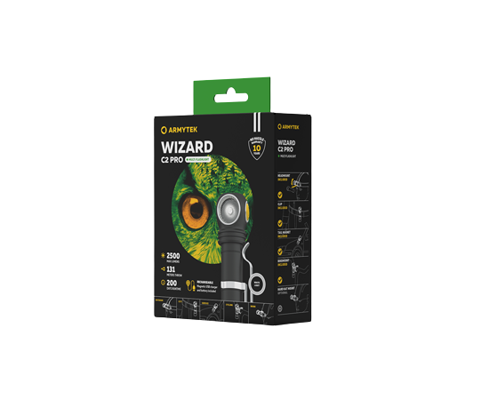 Фонарь Armytek Wizard C2 Pro Magnet USB (белый), изображение 3