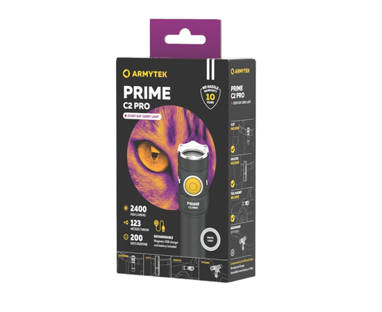 Фонарь Armytek Prime C2 Pro Magnet USB (белый), изображение 6