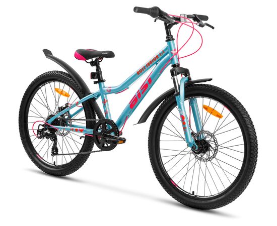 Велосипед AIST Rosy Junior 1.1 24 (бирюзовый), Цвет: бирюзовый, Размер рамы: 14", изображение 2 Велосипед AIST Rosy Junior 1.1 24 (бирюзовый), Цвет: бирюзовый, Размер рамы: 14", изображение 2