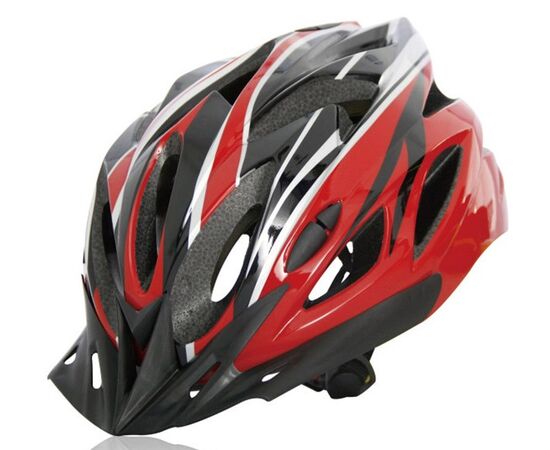 Шлем велосипедный Cigna WT-012 (чёрный/красный), Цвет: Красный, Размер: 57-61