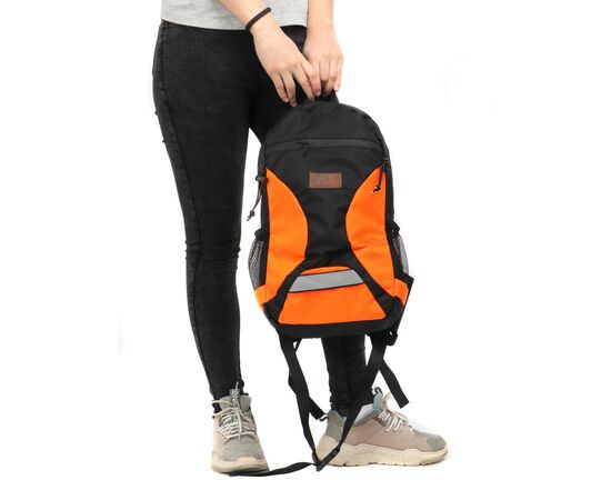 Велорюкзак Tim Sport Rider (чёрный/оранжевый), Цвет: черный, изображение 2