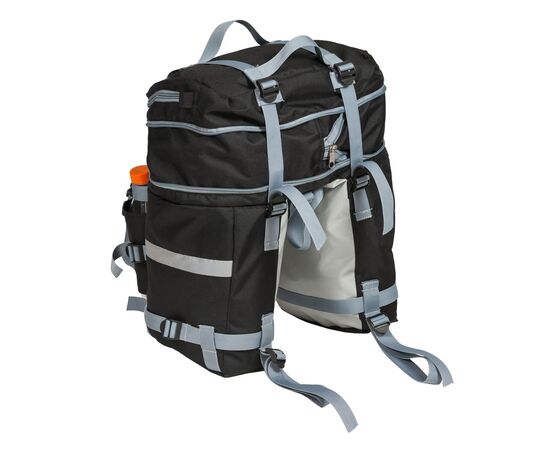 Велорюкзак на багажник (велоштаны) Course 22-30 литров (чёрный), изображение 4 Велорюкзак на багажник (велоштаны) Course 22-30 литров (чёрный), изображение 4