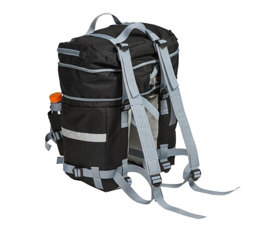 Велорюкзак на багажник (велоштаны) Course 22-30 литров (чёрный), изображение 6 Велорюкзак на багажник (велоштаны) Course 22-30 литров (чёрный), изображение 6