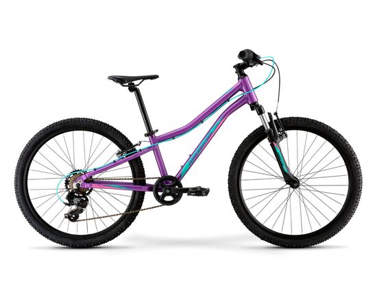 Велосипед Merida Matts J.24 Eco (тёмно-фиолетовый/розовый/бирюзовый), Цвет: фиолетовый
