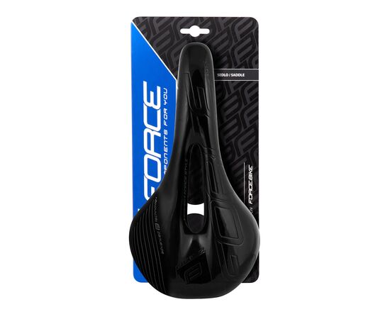 Седло спортивное Force ROY HOLE+ 201436 чёрное глянцевое), изображение 5 Седло спортивное Force ROY HOLE+ 201436 чёрное глянцевое), изображение 5