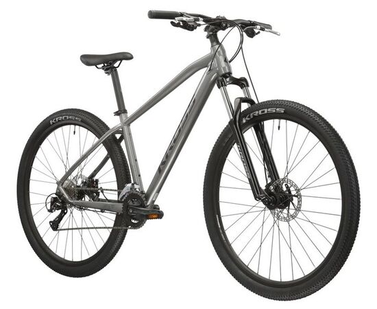 Велосипед KROSS Hexagon 3.0 M 29 (серый/гранатовый), Цвет: серый, Размер рамы: M, изображение 2