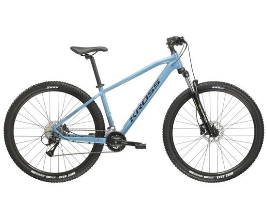 Велосипед KROSS Hexagon 4.0 M 29 (синий/чёрный), Цвет: голубой, Размер рамы: M