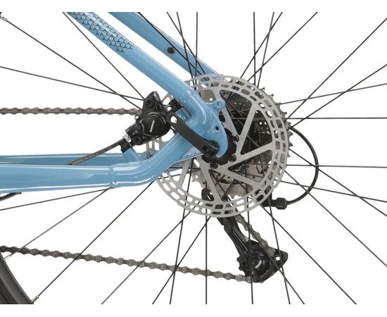 Велосипед KROSS Hexagon 4.0 M 29 (синий/чёрный), Цвет: голубой, Размер рамы: M, изображение 12