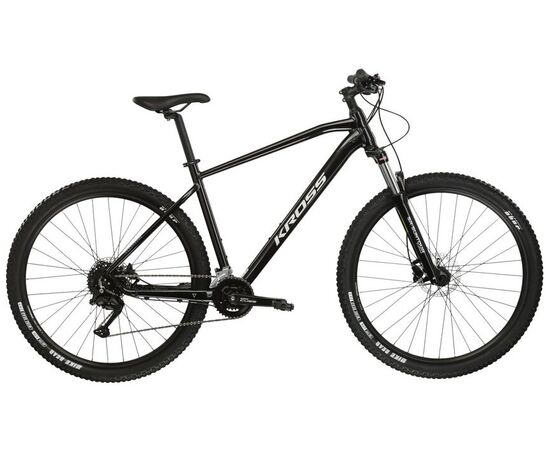 Велосипед KROSS Hexagon 5.0 M 29 (чёрный/серебристый), Цвет: черный, Размер рамы: XL