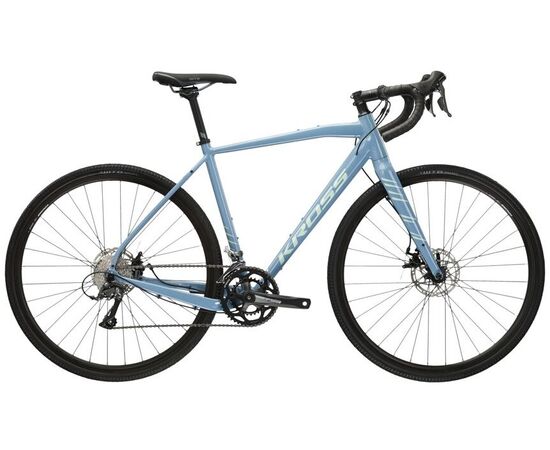 Велосипед KROSS Esker 1.0 M 28 (голубой/серый), Цвет: голубой, Размер рамы: M