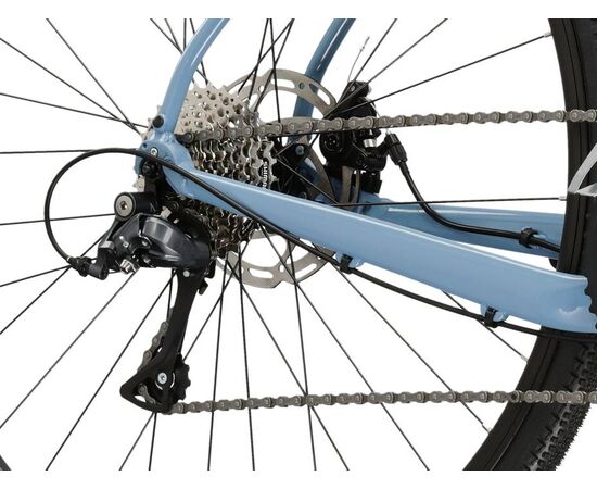 Велосипед KROSS Esker 1.0 M 28 (голубой/серый), Цвет: голубой, Размер рамы: M, изображение 9