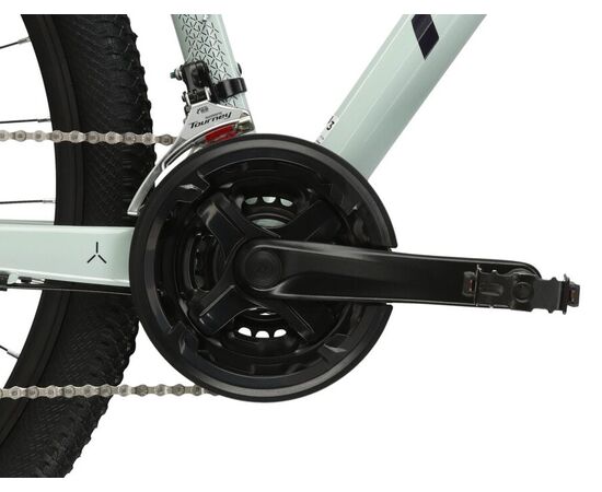 Велосипед KROSS Lea 2.0 D 29 (мятный/фиолетовый), Цвет: серый, Размер рамы: L, изображение 10