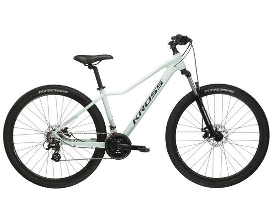 Велосипед KROSS Lea 2.0 D 29 (мятный/фиолетовый), Цвет: серый, Размер рамы: L