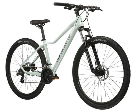 Велосипед KROSS Lea 2.0 D 29 (мятный/фиолетовый), Цвет: серый, Размер рамы: L, изображение 2