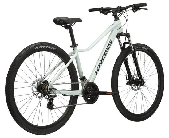 Велосипед KROSS Lea 2.0 D 29 (мятный/фиолетовый), Цвет: серый, Размер рамы: L, изображение 3