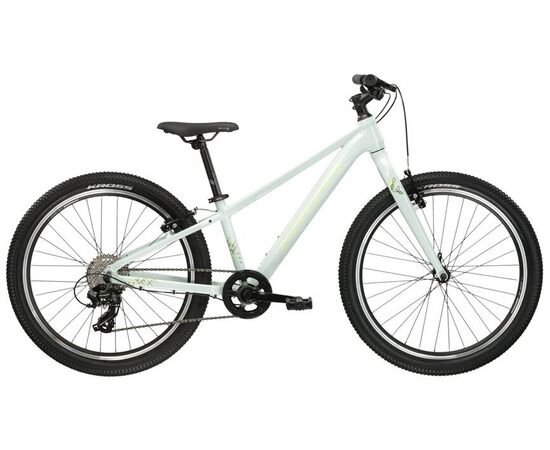 Велосипед KROSS Lea JR 1.0 D 24 (серый/зелёный), Цвет: серый