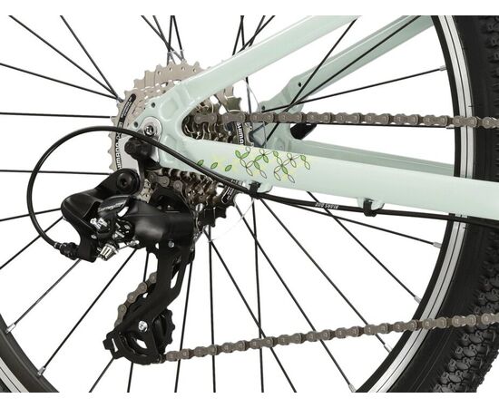 Велосипед KROSS Lea JR 1.0 D 24 (серый/зелёный), Цвет: серый, изображение 6