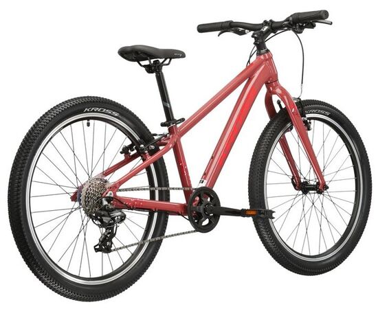 Велосипед KROSS Lea JR 1.0 D 24 (бордовый/розовый), Цвет: бордовый, изображение 3
