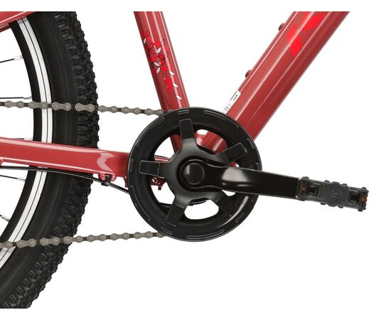 Велосипед KROSS Lea JR 1.0 D 24 (бордовый/розовый), Цвет: бордовый, изображение 4