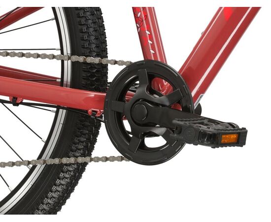 Велосипед KROSS Lea JR 1.0 D 24 (бордовый/розовый), Цвет: бордовый, изображение 5