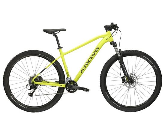 Велосипед KROSS Level 1.0 M 29 (зелёный/чёрный), Цвет: салатовый, Размер рамы: M