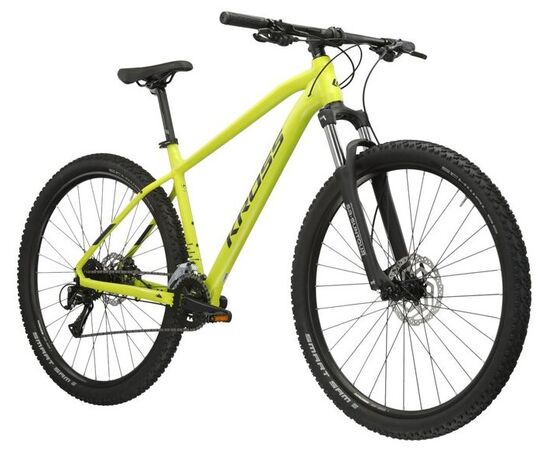 Велосипед KROSS Level 1.0 M 29 (зелёный/чёрный), Цвет: салатовый, Размер рамы: L, изображение 2