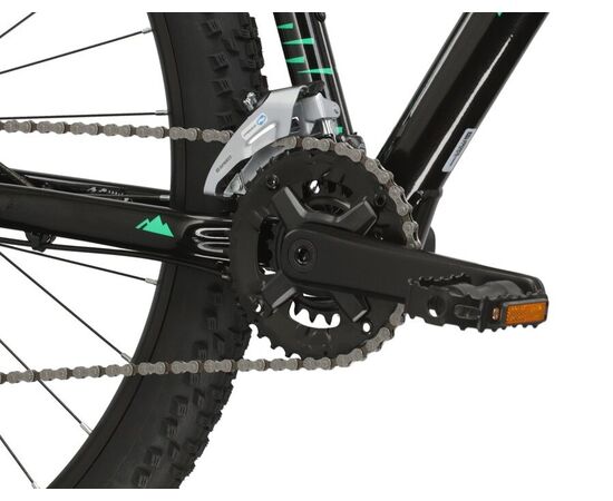 Велосипед KROSS Level 1.0 M 29 (чёрный/зелёный), Цвет: черный, Размер рамы: XL, изображение 5