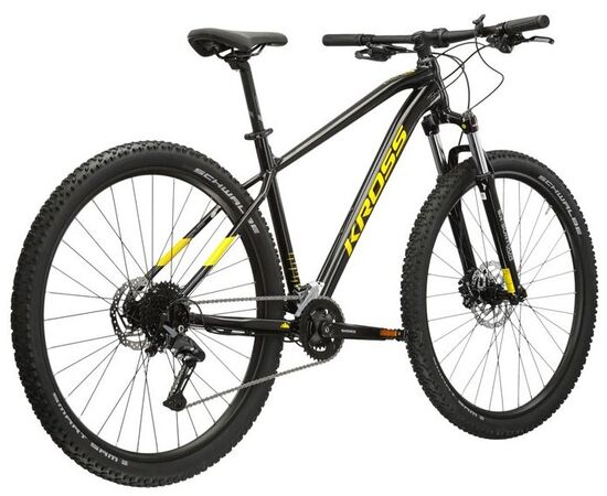 Велосипед KROSS Level 2.0 M 29 (чёрный/жёлтый), Цвет: черный, Размер рамы: M, изображение 3