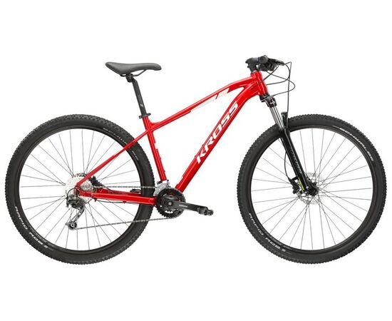Велосипед KROSS Level 3.0 M 29 (красный/белый), Цвет: красный, Размер рамы: XL