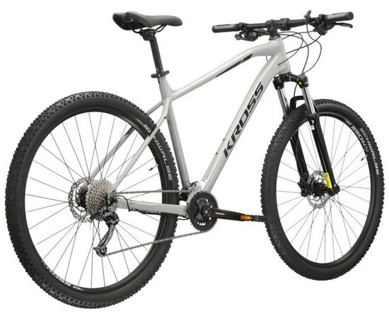 Велосипед KROSS Level 3.0 M 29 (серый/чёрный), Цвет: серый, Размер рамы: M, изображение 2