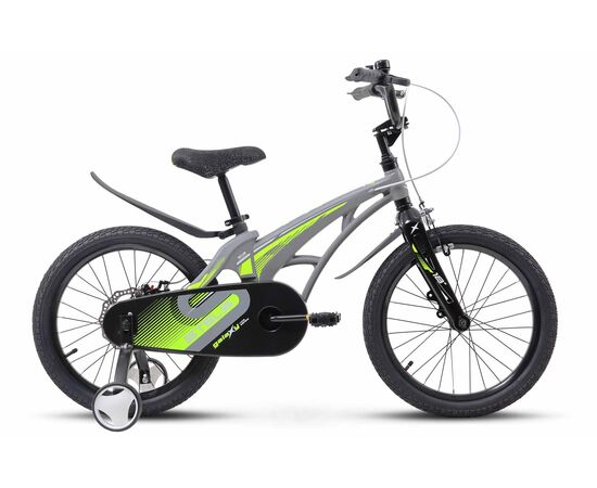 Детский велосипед Stels Galaxy KMD 18" (серый), Цвет: серый, Размер рамы: 9,8"