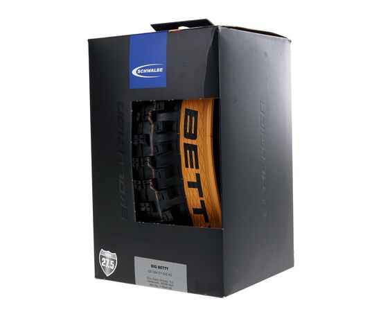 Велосипедная покрышка Schwalbe BIG BETTY 27,5x2.40 (62-584), Super Gravity, складная, Classic, изображение 4