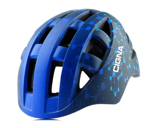 Шлем велосипедный детский Cigna WT-022 (синий), Цвет: голубой, Размер: 48-53