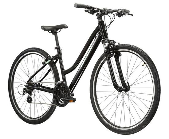 Велосипед KROSS Evado 2.0 D 28 (черный/мятный глянец), Цвет: черный, Размер рамы: M, изображение 2