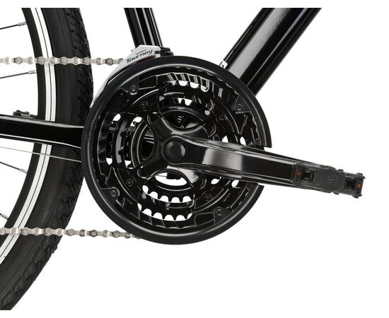 Велосипед KROSS Evado 2.0 D 28 (черный/мятный глянец), Цвет: черный, Размер рамы: M, изображение 4