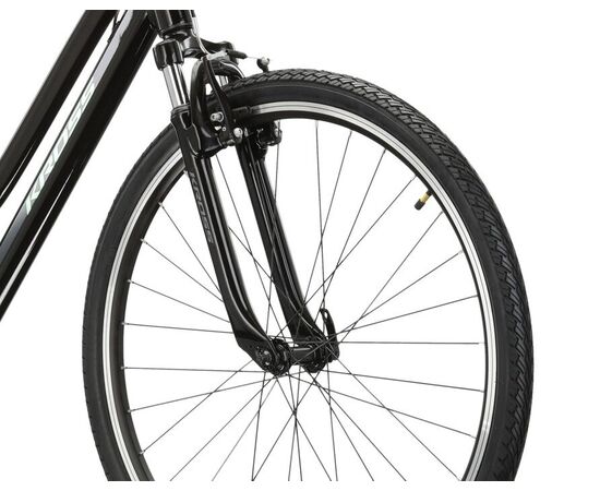 Велосипед KROSS Evado 2.0 D 28 (черный/мятный глянец), Цвет: черный, Размер рамы: M, изображение 7