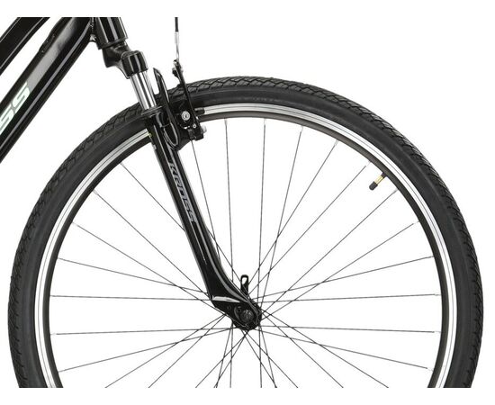 Велосипед KROSS Evado 2.0 D 28 (черный/мятный глянец), Цвет: черный, Размер рамы: M, изображение 9