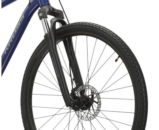 Велосипед KROSS Evado 3.0 M 28 (темно-синий/серебристый матовый), Цвет: синий, Размер рамы: M, изображение 5