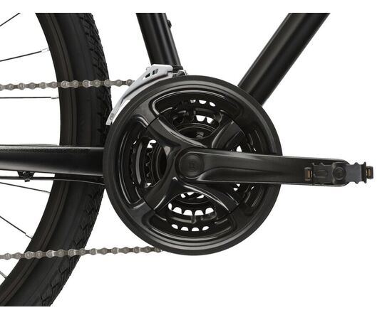 Велосипед KROSS Evado 4.0 M 28 (черный/зеленый матовый), изображение 10