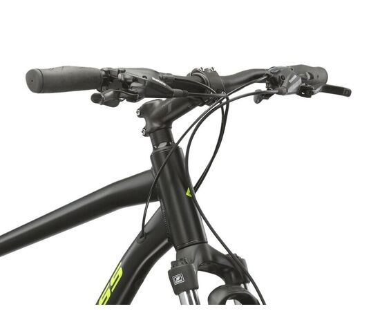 Велосипед KROSS Evado 4.0 M 28 (черный/зеленый матовый), изображение 7