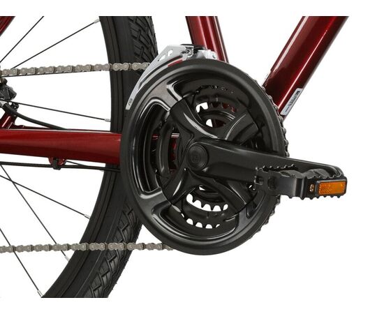 Велосипед KROSS Evado 4.0 D 28 (рубиновый/черный глянец), изображение 8