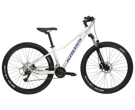 Велосипед KROSS Lea 4.0 D 29 (жемчужный/фиолетовый), Цвет: белый, Размер рамы: M