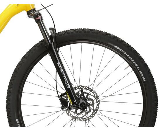 Велосипед KROSS Level 4.0 M 29 (жёлтый/чёрный), Цвет: жёлтый, Размер рамы: L, изображение 4
