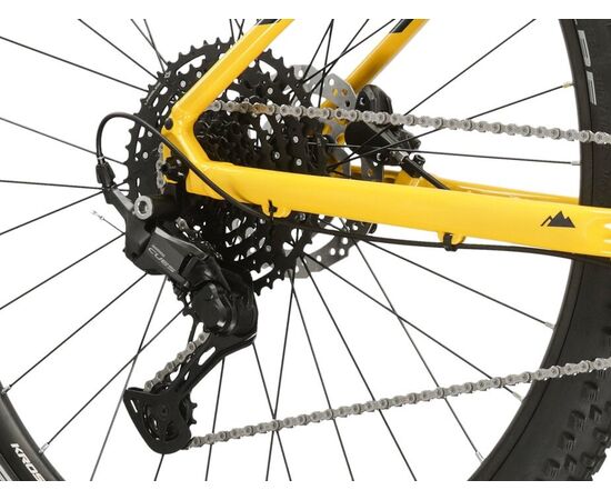 Велосипед KROSS Level 4.0 M 29 (жёлтый/чёрный), Цвет: жёлтый, Размер рамы: L, изображение 8