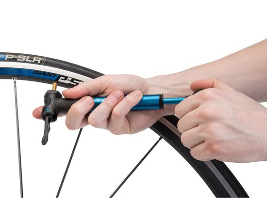 Насос карманный "Микро" ParkTool PMP-3.2B (синий), Цвет: синий, изображение 4