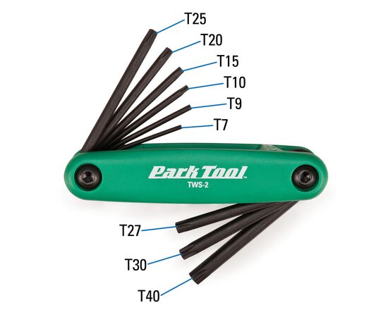 Мультитул торкс ParkTool TWS-2 (T7/9/10/15/20/25/27/30/40), изображение 2
