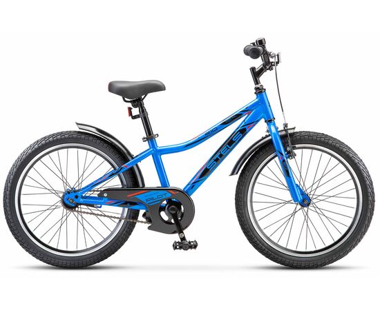 Детский велосипед Stels Pilot 210 20" (синий), Цвет: синий, Размер рамы: 11"