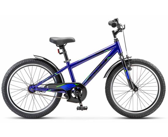Детский велосипед Stels Pilot 200 VC 20" (синий), Цвет: синий, Размер рамы: 11"